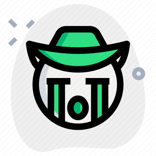 Crying, cowboy, emoticons, smiley icon - Download on Iconfinder