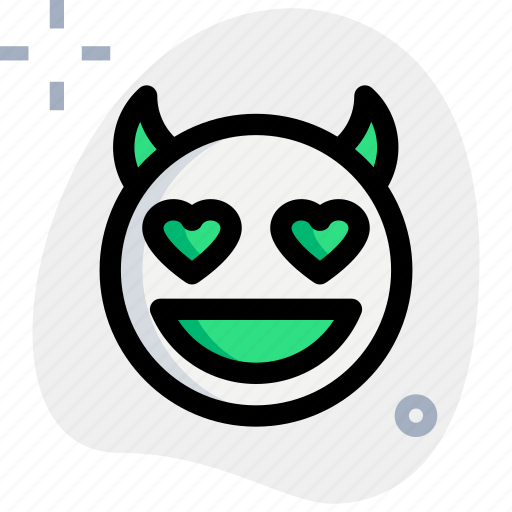 Heart, eyes, devil, emoticons, smiley icon - Download on Iconfinder