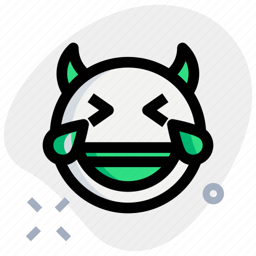 Laughing, devil, emoticons, smiley icon - Download on Iconfinder