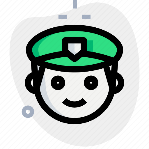 Man, police, emoticons, smiley, hat icon - Download on Iconfinder