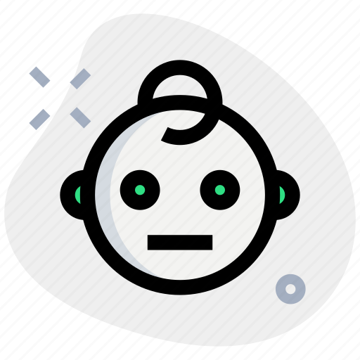 Neutral, baby, emoticons, smiley icon - Download on Iconfinder