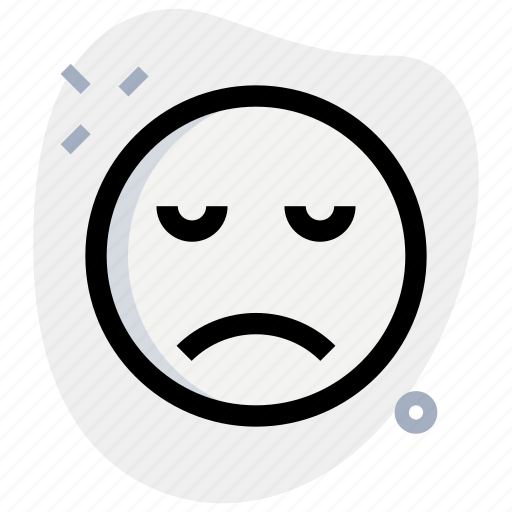 Sad, face, emoticon, smiley, emotion icon - Download on Iconfinder