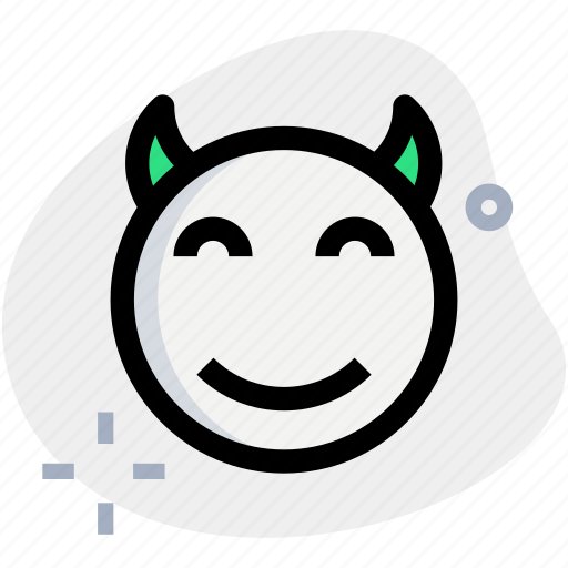 Smiling, eyes, devil, emoticons, smiley icon - Download on Iconfinder