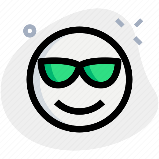 Smiling, with, sunglasses, emoticons, smiley icon - Download on Iconfinder