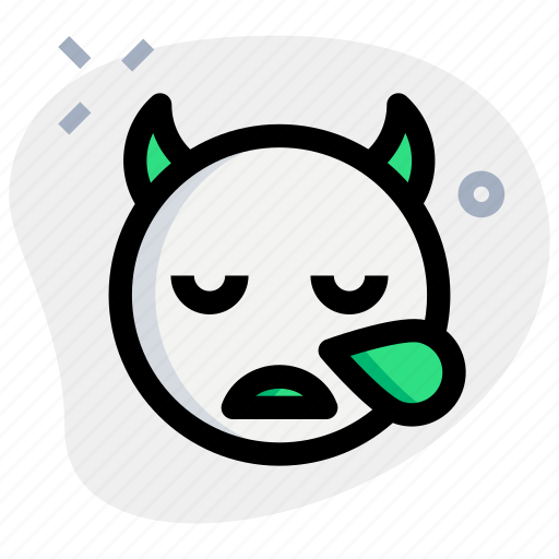 Snoring, devil, emoticons, smiley icon - Download on Iconfinder