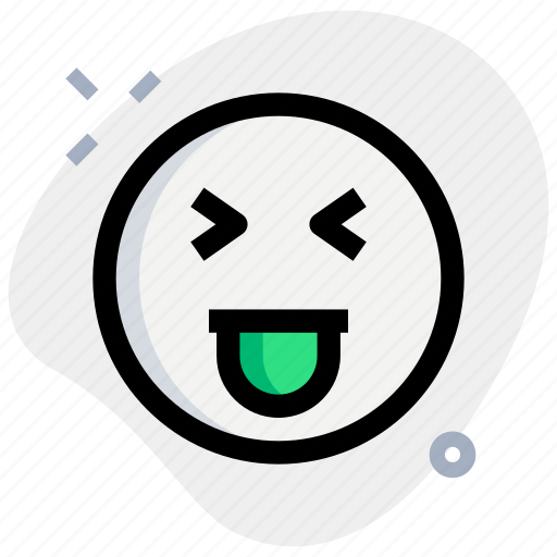 Squinting, eyes, tongue, emoticons, smiley icon - Download on Iconfinder