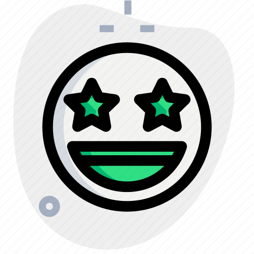 Star, struck, emoticons, smiley icon - Download on Iconfinder