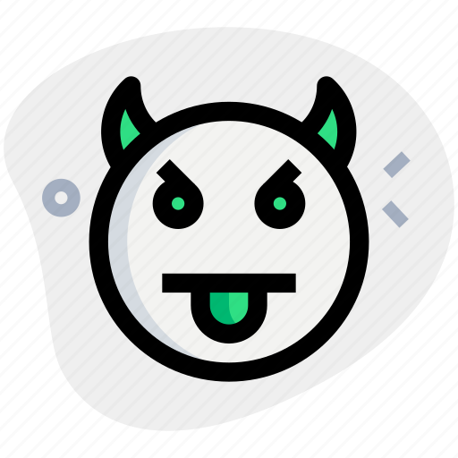 Tongue, face, devil, emoticons, smiley icon - Download on Iconfinder