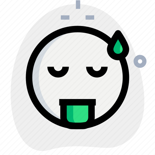Tongue, sweat, emoticons, smiley icon - Download on Iconfinder