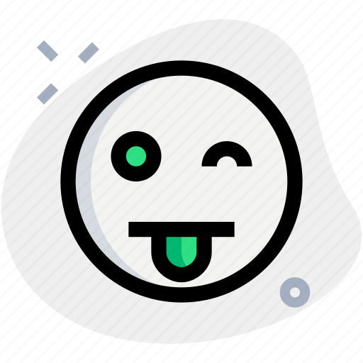 Wink, tongue, emoticons, smiley, emotion icon - Download on Iconfinder