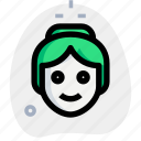 woman, emoticons, smiley, female