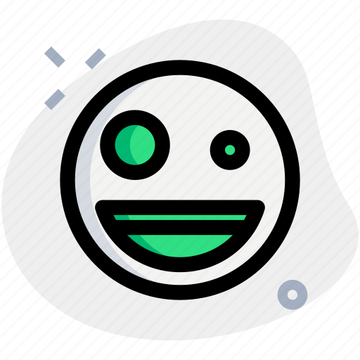 Zany, emoticons, smiley, emoticon icon - Download on Iconfinder