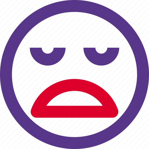 Frowning, open, mouth, emoticons, smiley, and, people icon - Download on Iconfinder