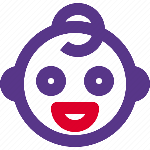 Grinning, baby, emoticons, smiley, and, people icon - Download on Iconfinder