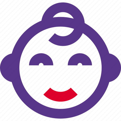 Smiling, baby, emoticons, smiley, and, people icon - Download on Iconfinder