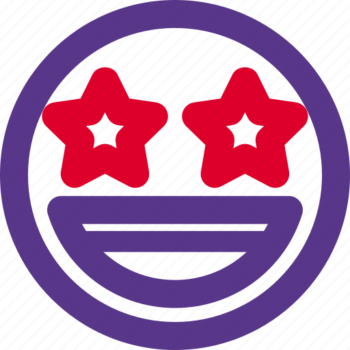 Star, struck, emoticons, smiley icon - Download on Iconfinder