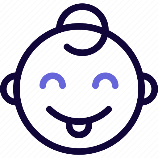 Baby, teeth, smiley, face, emoticon icon - Download on Iconfinder