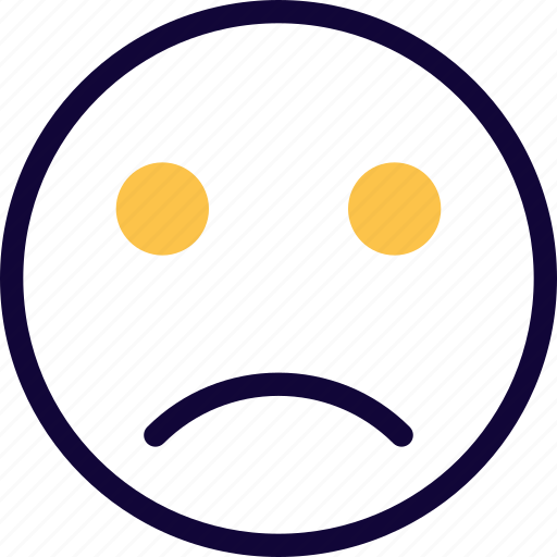 Frowning, smiley, emoticon, emoji icon - Download on Iconfinder