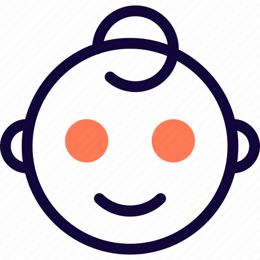 Smile, baby, smiley, emoticon icon - Download on Iconfinder