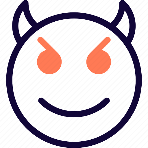 Smiling, devil, smiley, emoticons icon - Download on Iconfinder
