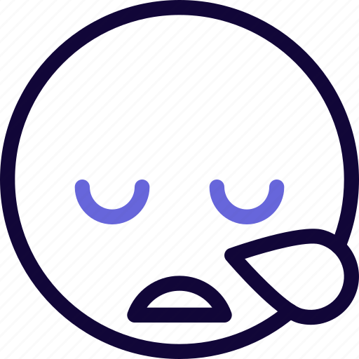 Snoring, smiley, emotion, emoticon icon - Download on Iconfinder