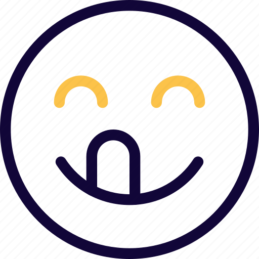Yummy, smiley, tongue, emoticon icon - Download on Iconfinder