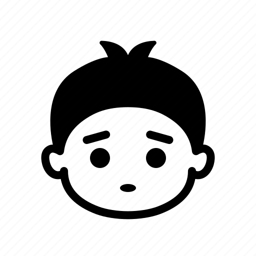 Disappointed, emoticon, face, innocent, lonely, smiley icon - Download on Iconfinder