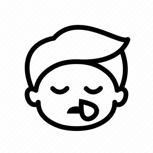Emoticon, face, sleepy, smiley icon - Download on Iconfinder
