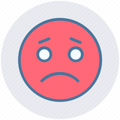 Bemused face, emoticons, emotion, sad, sad face, smiley, weeping icon - Download on Iconfinder