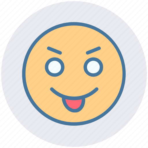 Baffled emoticon, cheeky, emoticons, emotion, expression, face smiley, smiley icon - Download on Iconfinder