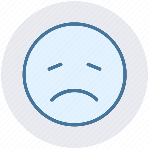Bemused face, emoticons, emotion, expression, nodding, sad face, smiley icon - Download on Iconfinder