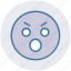 angry, emoticons, emotion, emotional, expression, eyebrow smiley, face smiley 