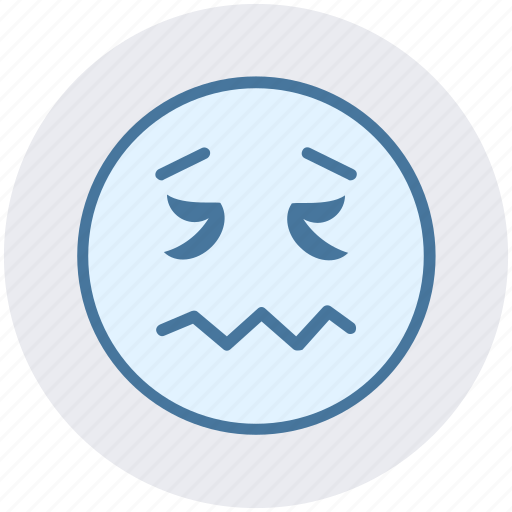 Emoticons, expression, face smiley, lip seal, rage, sad, smiley icon - Download on Iconfinder