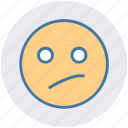 bemused face, emoticons, emotion, expression, face smiley, smiley