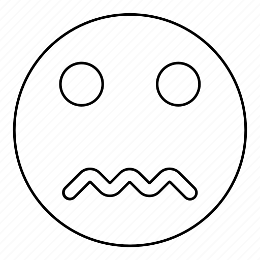 Emoji, emoticon, face, nervous, smiley icon - Download on Iconfinder