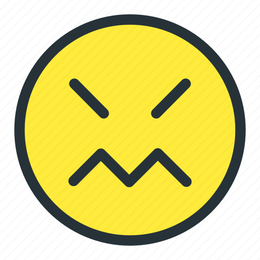 Angry, emoji, emoticons, face, sick, smiley icon - Download on Iconfinder