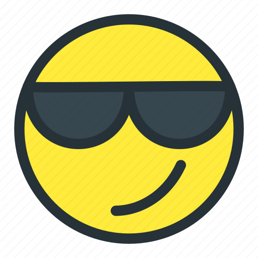 Cool, emoji, emoticons, face, smiley, sunglasses icon - Download on Iconfinder