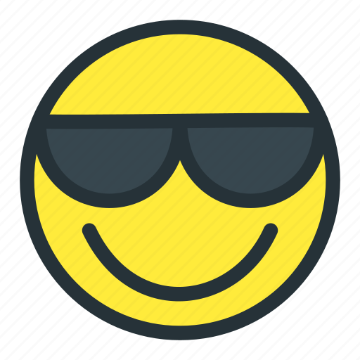 Cool, emoji, emoticons, face, happy, smiley, sunglasses icon - Download on Iconfinder