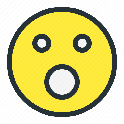 Emoji, emoticons, face, flushed, shock, shocked, smiley icon - Download on Iconfinder