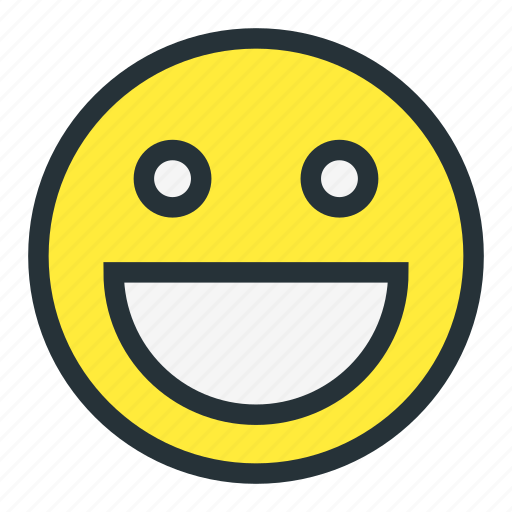 Emoji, emoticons, face, great, happy, smiley icon - Download on Iconfinder