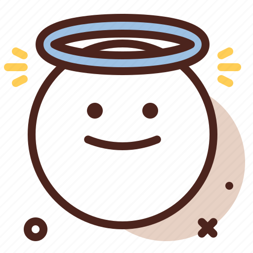 Angel, emoji, smiley, emoticon icon - Download on Iconfinder