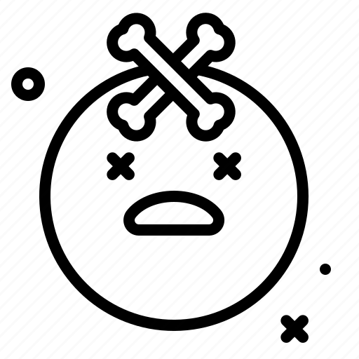 Dead, emoji, smiley, emoticon icon - Download on Iconfinder