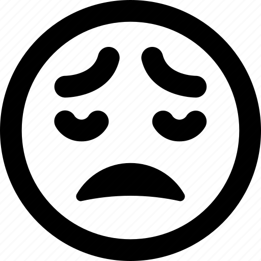 Chat, alternate, message, devastated, emoji, face, smiley icon - Download on Iconfinder