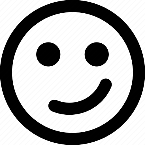 Smiley, smirk, alternate, chat, message, emoji, face icon - Download on Iconfinder