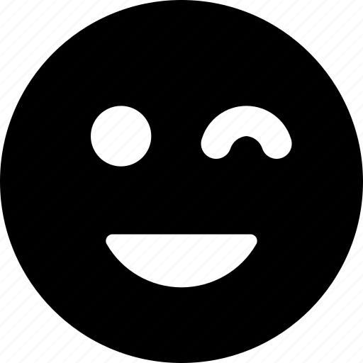 Chat, wink, alternate, message, emoji, face, smiley icon - Download on Iconfinder
