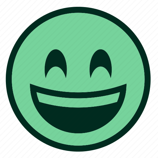Emoji, excited, happy, laughing, smiley, smiling, teeth icon - Download on Iconfinder