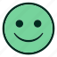 avatar, emoji, green, haapy, smiley, smiling, yes 