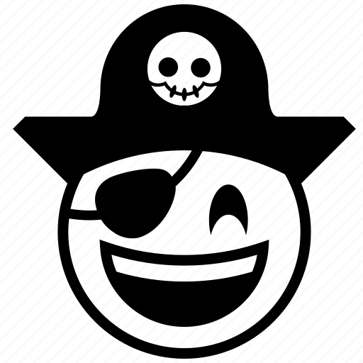 Emoji, excited, happy, laughing, pirat, singing, smiley icon - Download on Iconfinder