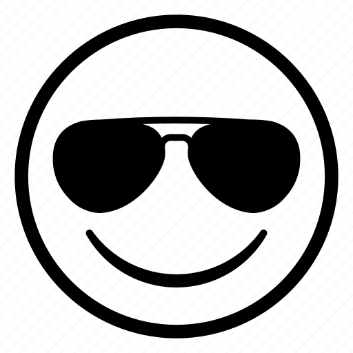 Avatar, cool, emoticon, face, rayban, smiley icon - Download on Iconfinder