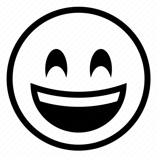 Emoji, emoticon, face, happy, laughing, smiley, smiling icon - Download on Iconfinder